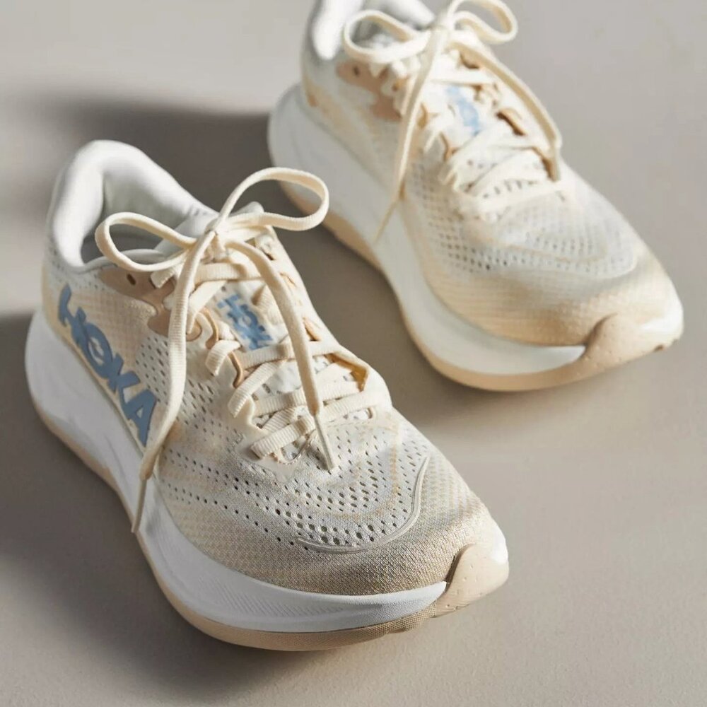 NEW IN BOX Womens HOKA Rincon 4 Running Shoes Sneakers Alabaster Oak 6.5